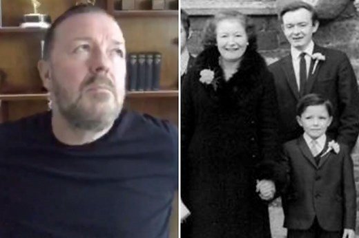 Ricky Gervais' heartache as he reflects on both parents dying before his fame