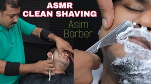 ASMR Face Shaving By ASIM BARBER | ASMR Barber Clean Shave | Asim Barber Shaving | Beard Shaving #FaceShaving #ASIMBARBER #CleanShave #shavingasmr #asimbarbershaving #homeasmrclinic #asmrbarbershaving #beardshaving | Home ASMR clinic