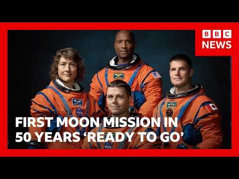 First manned Moon mission in 50 years is 'ready to go', says Nasa | BBC News