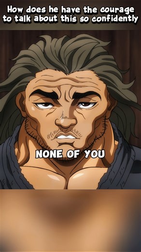 Motobe wants to protect everyone👀😮|Baki Dou| #anime #baki