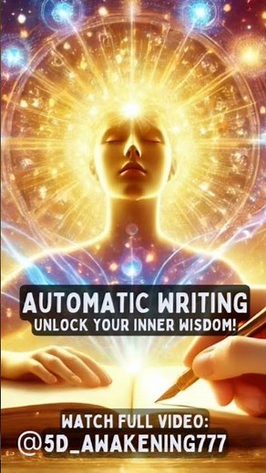 Automatic Writing: How to Receive Spiritual Messages Instantly!