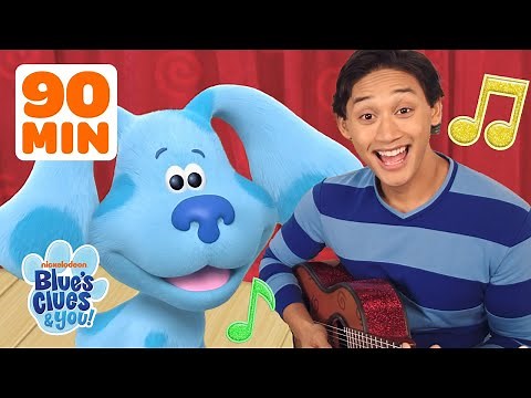 Blue Skidoos and Music Adventures! 🐾 w/ Josh & Friends | 90 Minute Compilation | Blue's Clues & You!