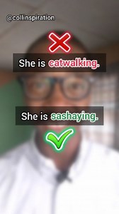 Is it catwalk or sashay? Sashay /ˈsæʃ.eɪ/ Catwalk /ˈkæt.wɔːk/ Catwalk is the long, narrow stage that models walk along in a fashion show. Sashay means to walk confidently while moving your hips from side to side in a way that attracts attention. For example: 1. She sashayed down the stairs and into the hall. 2. The models sashayed down the catwalk. 3. As she sashayed down the catwalk she caught sight of Sally and Edward. 4. He sashayed his car with one hand on the steering wheel. 5. It's a bit o