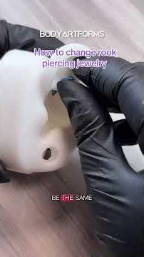 How to Change Rook Piercing Jewelry | Bodyartforms.com