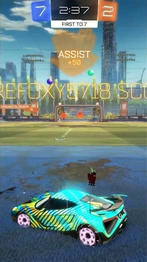 She stole my goal June 13 #rocketleague