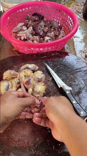 how to clean chicken gizzards quickly