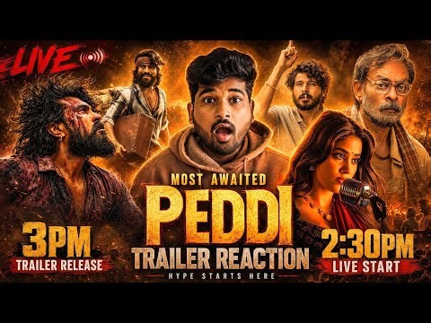 PEDDI Trailer Launch LIVE Telugu | First Reaction & Breakdown : Screen Space
