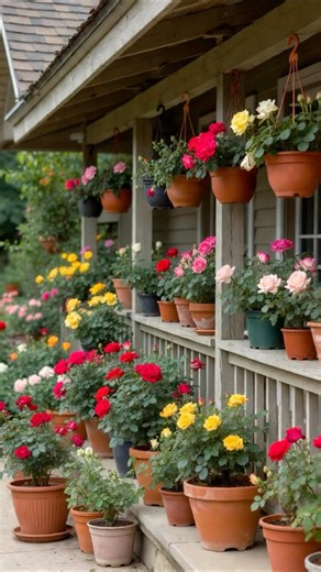Peaceful Rose Garden | Flowers in Full Bloom #garden #flowers #nature