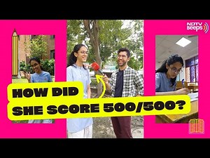 CBSE Topper Yuvakshi Vig Explains How She Got a Perfect Score | NDTV Beeps