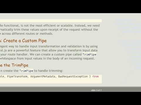 How to Efficiently Trim All @ Body() Input Values in Nest.js