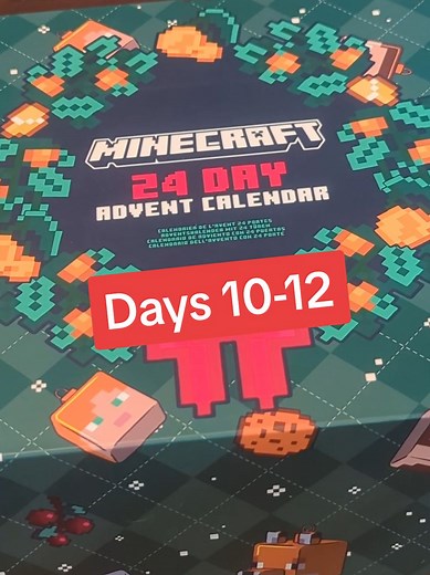Minecraft Advent Calendar Unboxing Days 10-12