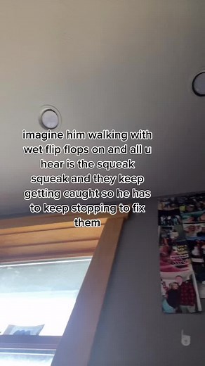 Humorous Observations on Wet Flip-Flops Squeaking