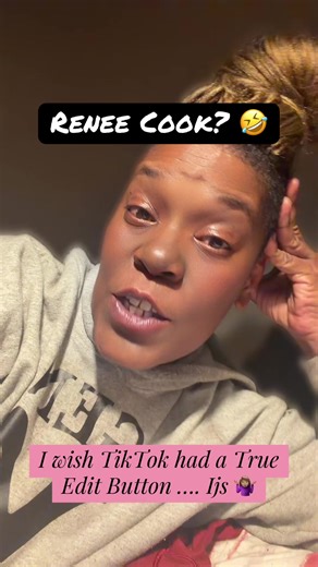 Renee Cook?? Who is that? Oh by the way #TikTok … we need a proper edit button please so we can fix an error without losing our post!