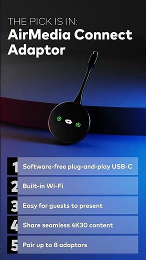 The Draft Pick is in: Crestron AirMedia Connect Adaptor