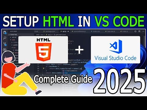 How to Run HTML in Visual Studio Code on Windows 10/11 [ 2025 Update ] HTML in VS Code