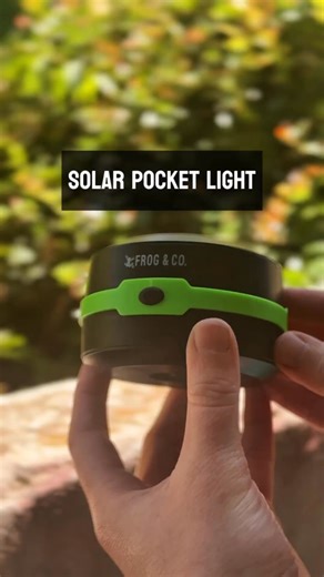 ✨ Small but mighty. One second it’s a lantern, the next it’s a flashlight — and it folds down small enough to fit in your pocket. Perfect for camping trips, power outages, or just finding your way to the fridge at midnight.  Get yours now and never be left in the dark >> https://www.survivalfrog.com/products/pop-up-light | Survival Frog | Facebook
