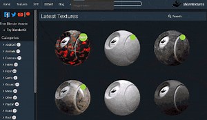 Share Textures - 1,200超のCC0 著作権フリーPBRテクスチャをダウンロード可能なサイト！