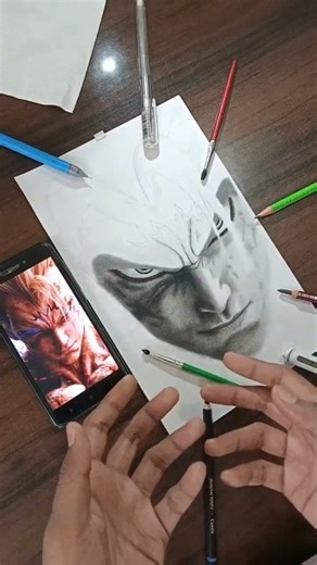 These comments, man.. 😱 | #realisticdrawing #animedrawing #shorts