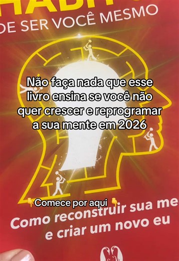 Reprogramar a mente é o que você precisa para mudar a sua realidade. #livro #reprogramacaomental #mindset #desenvolvimentopessoal #quebrandoOhabito