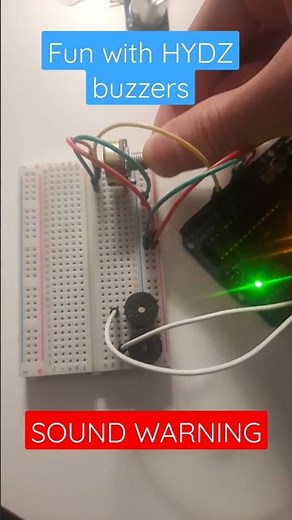 HYDZ buzzer frequency control #arduino