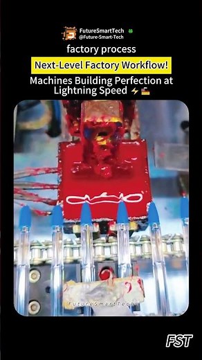 Next-Level Factory Workflow! Machines Building Perfection at Lightning Speed ⚡🏭