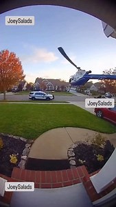 Landed on my Front Lawn! #ViralVideos #Police #JoeySalads | Joey Salads