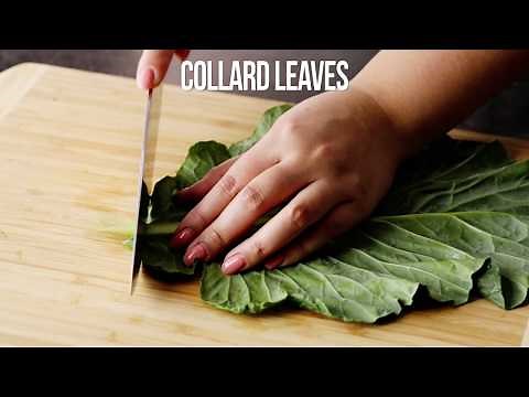 How to Make Collard Green Cabbage Spring Rolls | EatingWell