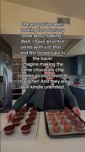 There are three tested recipes in the back of these cozy fantasy books about baking!
