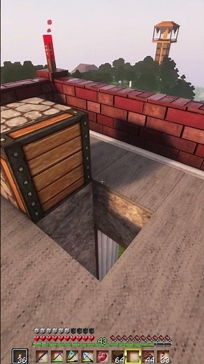 Fahrstuhl mit Slimeblöcken in Minecraft ⛏️ #Minecraft #gameplay #shorts