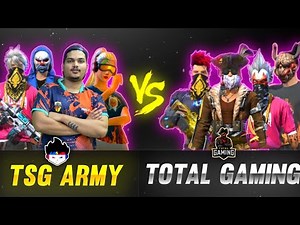 Two Side Gamers VS Total Gaming || 4 Vs 4 Clash Squad || Garena Free Fire