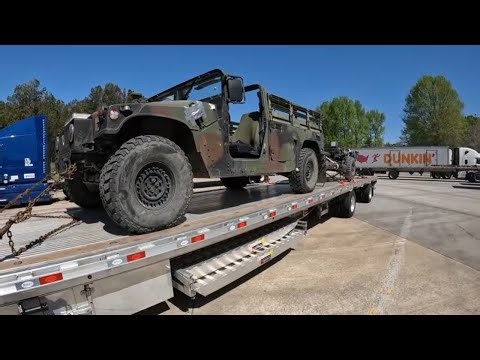 #775 More Army Trucks More Razor Talk The Life of an Owner Operator Flatbed Truck Driver