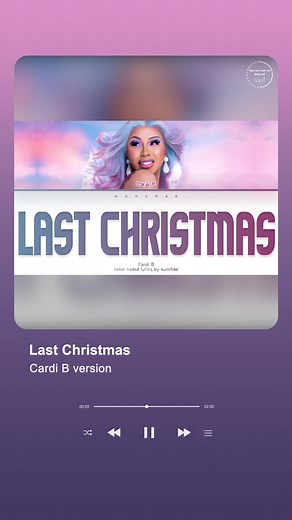 Last Christmas - Cardi B Lyrics & Chill Vibes