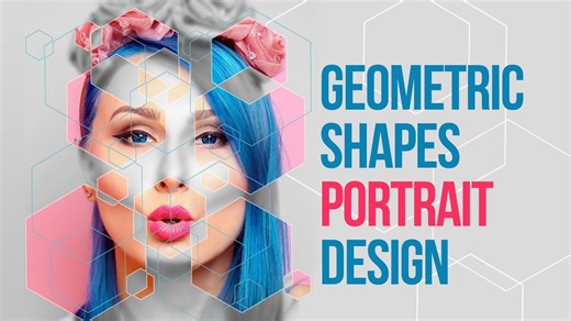 Photoshop: How to design & create an awesome polygon portrait!