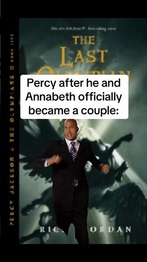 Percy after he and Annabeth officially became a couple: ￼