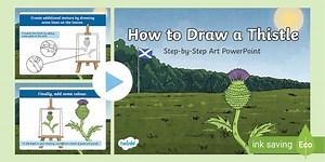 How to Draw a Thistle PowerPoint