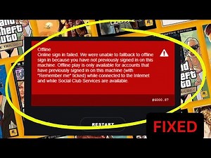 Fix Rockstar Game Launcher Offline Mode Error Could Not Establish Connection In Windows
