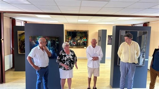 Au Sap-en-Auge, des œuvres du Fonds départemental d’art contemporain sont extraites pour