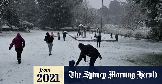 Sydney shivers through coldest day since 1984 as snow blankets NSW