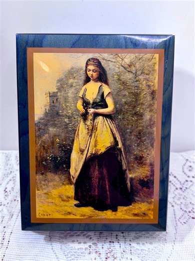 Ercolano Italian Music Box • Corot Art, Lara's Theme Jewelry Box - Etsy