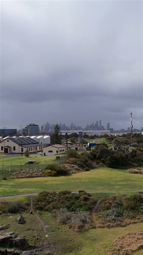 Melbourne from Williamstown region