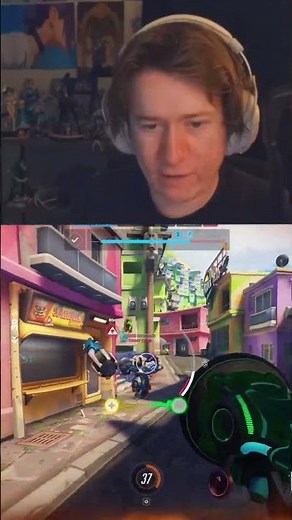 Bro got a bit too excited over a 1v1 #froggerow #overwatch