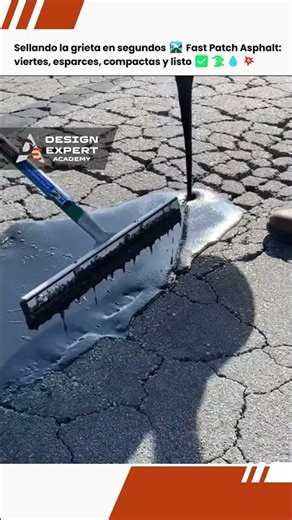 Alligator Cracks Repair 🐊🛣️ | Fast Patch Asphalt for cracks and asphalt fatigue | DesignExpert