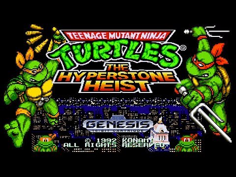Teenage Mutant Ninja Turtles - The Hyperstone Heist - Sega Genesis