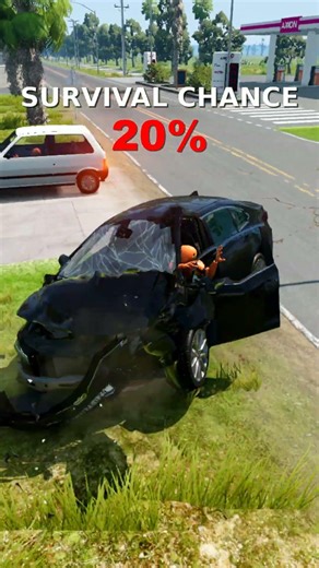 Survival Chance con TOYOTA COROLLA #videogames #gameplay #beamng #beamngdrive #gaming