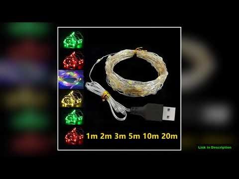 20m USB LED String Lights Fairy String Lights Warm White LED String Lights for Christmas Wedding