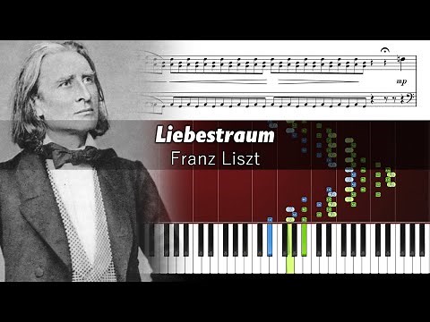 Franz Liszt - Liebestraum No. 3 - Piano Tutorial with Sheet Music