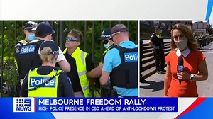 33K views · 338 reactions | There is a heavy police presence in Melbourne this morning as protesters plan to rally for their freedom, nearly a week after lockdown restrictions across the CBD were eased. #9News | Nightly at 6.00pm | 9 News Melbourne | Facebook