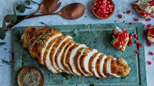 Helstekt kalkunfilet