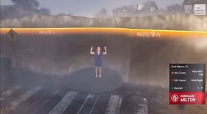 Stephanie Abrams on Instagram: "Via @weatherchannel - Hurricane Milton is expected to bring a destructive storm surge to Florida’s west coast. @stephanieabrams uses our FloodFX simulation technology to show you what that could look like ⬆️"