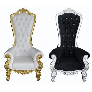 [Hot Item] Modern Black and White Velvet Bride and Groom Sofa